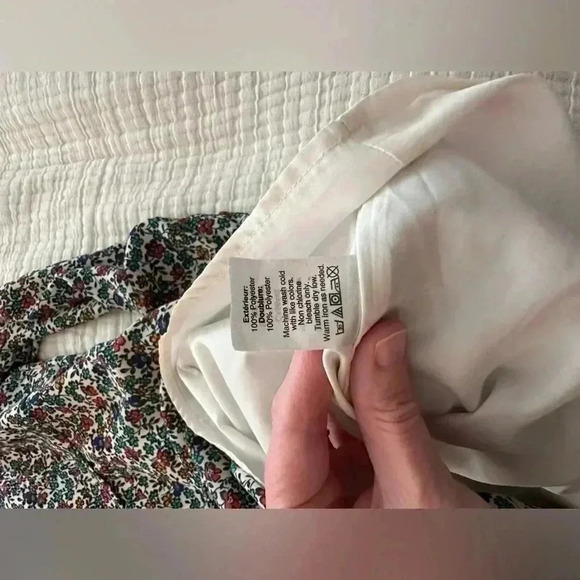 J. Crew Factory Relaxed Fiery Sunset Floral Print Shift Dress Flounce Hem XS - Picture 5 of 7